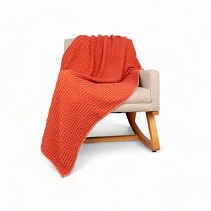 100% Cotton Hand-Stitched Throw Blanket